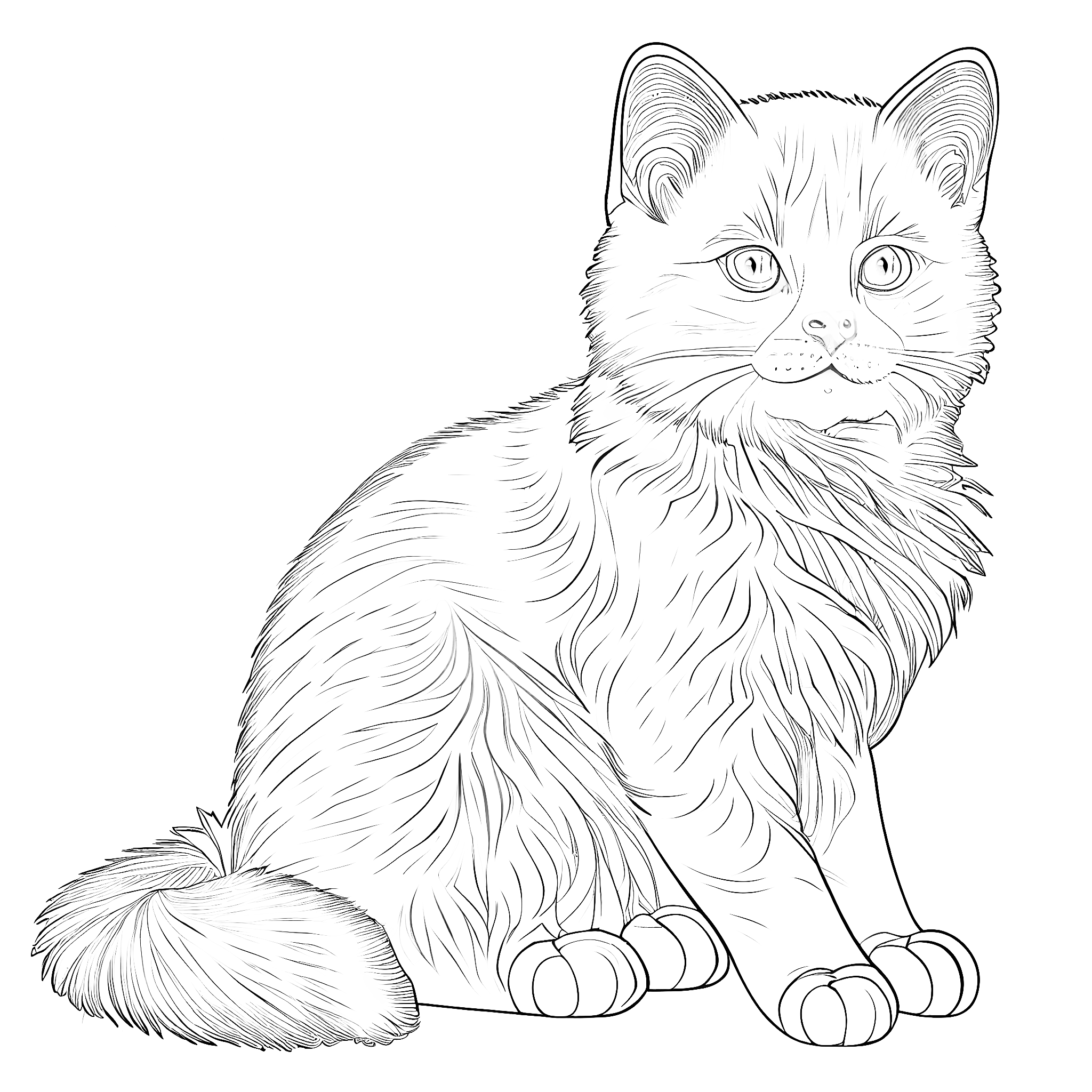 Katzen Malvorlagen